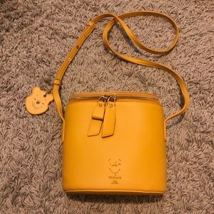 Gracegift Winnie the Pooh Yellow Cylinder Bag